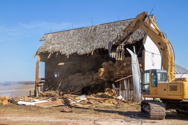 Barn Demolition in Odessa